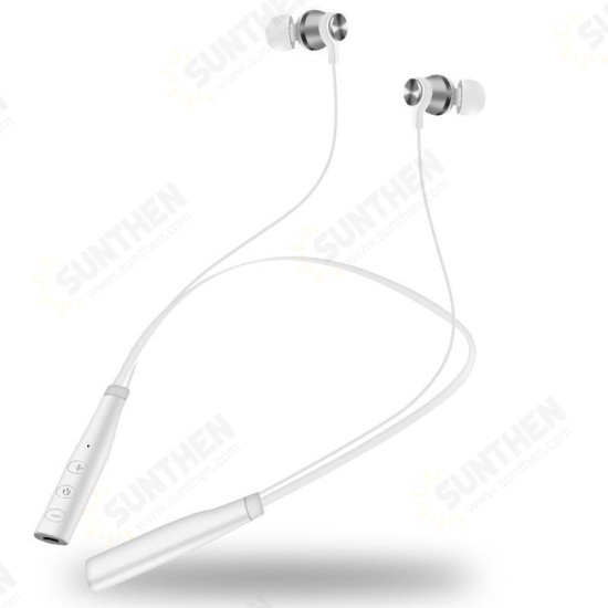 Wireless bluetooth Neckband Headphone Magnetic Adsorption TF Card Stereo Earphone Headset with Mic