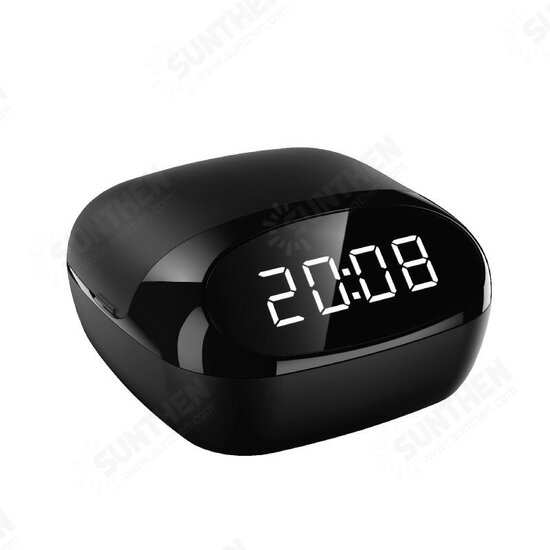 XG29 TWS Wireless bluetooth 5.0 Earphone Clock LED Display Stereo Waterproof Sport Headset With Mic HD Call