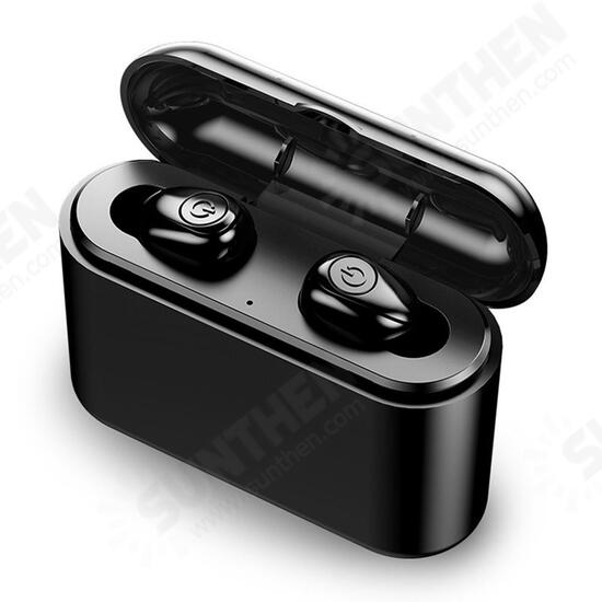 [bluetooth 5.0] TWS Wireless Earphone CVC8.0 Noise Cancelling IPX7 Waterproof Stereo Headphone 2200mAh Charging Box Power Bank