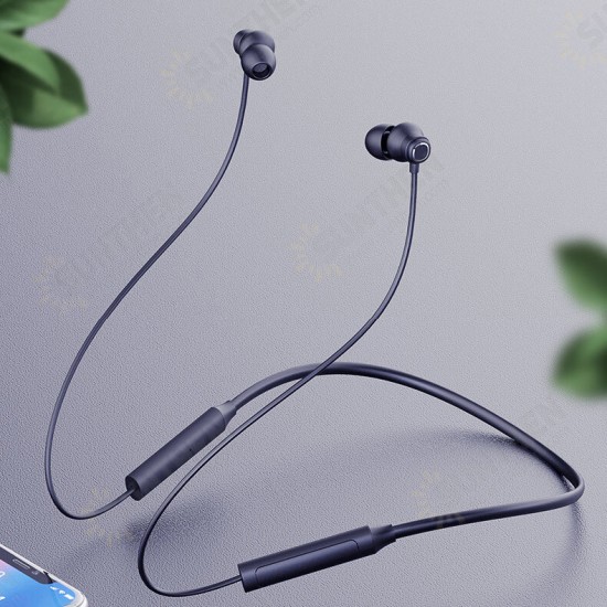 [bluetooth 5.0] F1 Sport Magnetic Hifi Stereo Sound Wireless Hanging Ear Neckband Earphone With EMS Noise Cancelling Mic