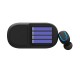 [bluetooth 5.0] Mini Portable Wireless Solar Charging Earphone Single In-ear Headset with Solar Charging Box