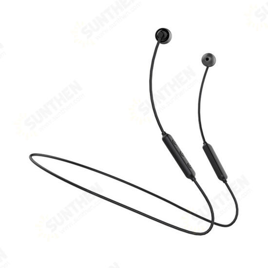 [bluetooth 5.0] Mini Sport Magnetic Wireless Headset Hifi Stereo Sound Wired Control Neckband Earphone With Portable Charging Box