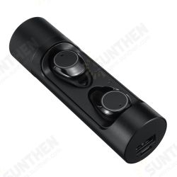 [bluetooth 5.0] Mini TWS Earbuds Smart Touch Bilateral Call IPX6 Waterproof Earphone with 1000mAh Charging Box Power Bank