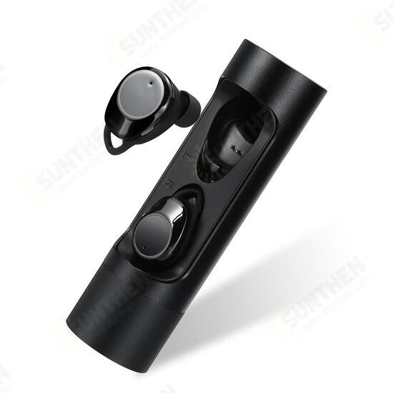 [bluetooth 5.0] Mini TWS Earbuds Smart Touch Bilateral Call IPX6 Waterproof Earphone with 1000mAh Charging Box Power Bank