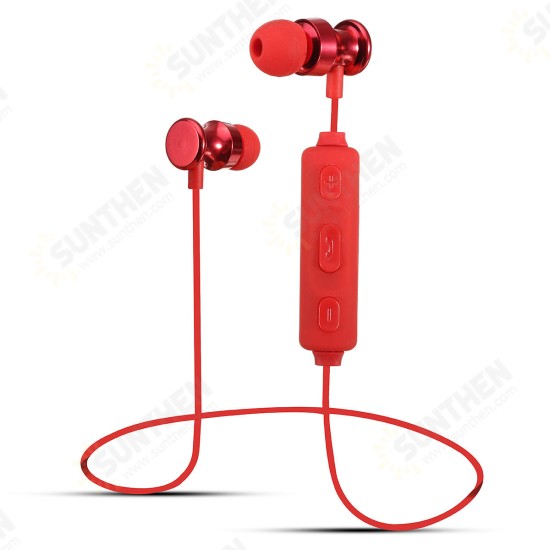 bluetooth V4.1 Magnetic Earphone In-Ear Wireless Sports Stereo Earbuds Headphone