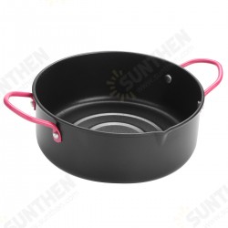 Portable Deep Fryer Pot Basket Frying Pots For Japanese Style Tempura Cookware Portable Deep Fryer Pot Basket Frying Pots For Japanese Style Tempura Cookware