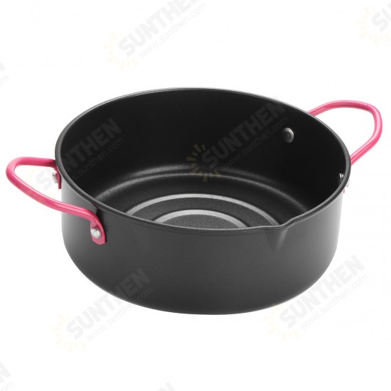 Portable Deep Fryer Pot Basket Frying Pots For Japanese Style Tempura Cookware