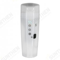 Electric Heating Water Cup Stainless Steel Travel Car LCD Display Coffee 400ML Electric Heating Water Cup Stainless Steel Travel Car LCD Display Coffee 400ML