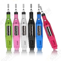 0-20000RPM 6 Color USB Charging Electric Nail Grinder Drill Portable Manicure Pedicure Nail Machine with 6 Grinding Heads 0-20000RPM 6 Color USB Charging Electric Nail Grinder Drill Portable Manicure Pedicure Nail Machine with 6 Grinding Heads