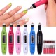 0-20000RPM 6 Color USB Charging Electric Nail Grinder Drill Portable Manicure Pedicure Nail Machine with 6 Grinding Heads