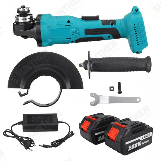 100/125mm Brushless Cordless Angle Grinder Polisher Cutting Tool W/ None/1/2 Battery For Makita