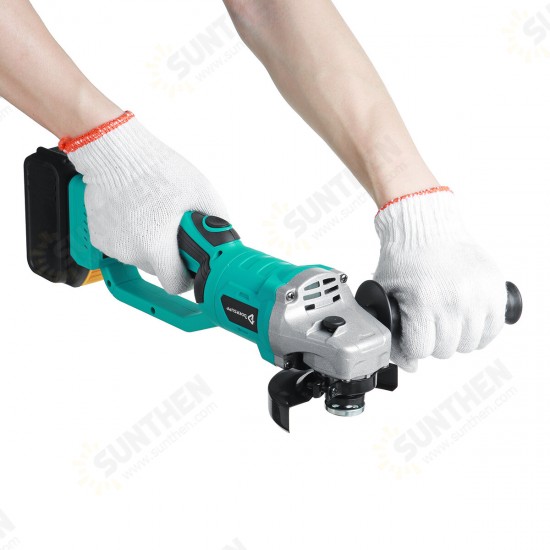 100/125mm Electric Angle Grinder Chainsaw Woodworking Cutting Chainsaw Bracket W/ 1/2pcs Battery 100/125mm Electric Angle Grinder Chainsaw Woodworking Cutting Chainsaw Bracket W/ 1/2pcs Battery