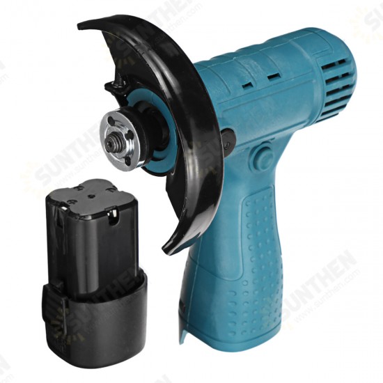 100mm 18V 800W Electric Angle Grinder Portable Handheld Cutting Polishing Tool W/ 1/2 Battery