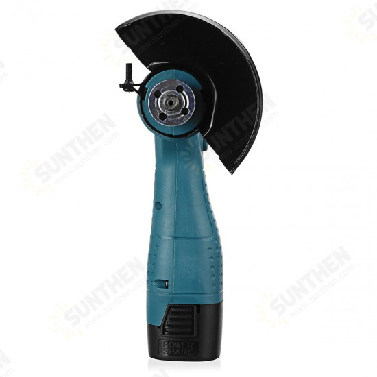 100mm 18V 800W Electric Angle Grinder Portable Handheld Cutting Polishing Tool W/ 1/2 Battery