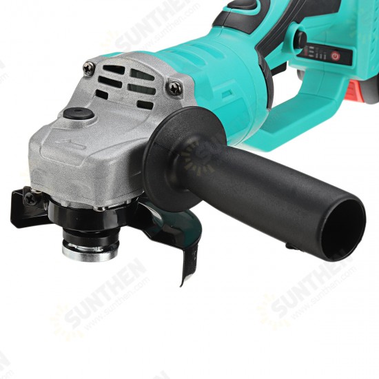 100mm Cordless Electric Angle Grinder 15000MAH 1/2 Lithium Batteries Brushless Grinding Machine For Polishing Cutting EU Plug Fit Makita