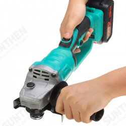 100mm Cordless Electric Angle Grinder 15000MAH 1/2 Lithium Batteries Brushless Grinding Machine For Polishing Cutting EU Plug Fit Makita 100mm Cordless Electric Angle Grinder 15000MAH 1/2 Lithium Batteries Brushless Grinding Machine For Polishing Cutting EU Plug Fit Makita