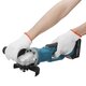 125mm 18V Brushless Electric Angle Grinder Portable Grinding Polishing Cutting Tool W/ None/1/2 Battery