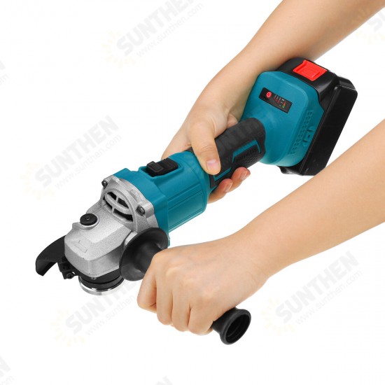 125mm Brushless Cordless Angle Grinder 3 Gears Polishing Grinding Cutting Tool With Battery Also For Makita 18V Battery