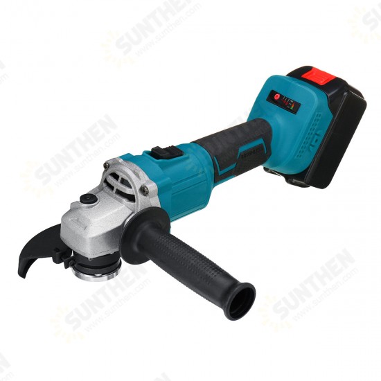 125mm Brushless Cordless Angle Grinder 3 Gears Polishing Grinding Cutting Tool With Battery Also For Makita 18V Battery