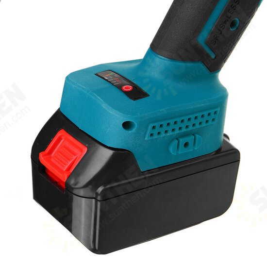 125mm Brushless Cordless Angle Grinder 3 Gears Polishing Grinding Cutting Tool With Battery Also For Makita 18V Battery