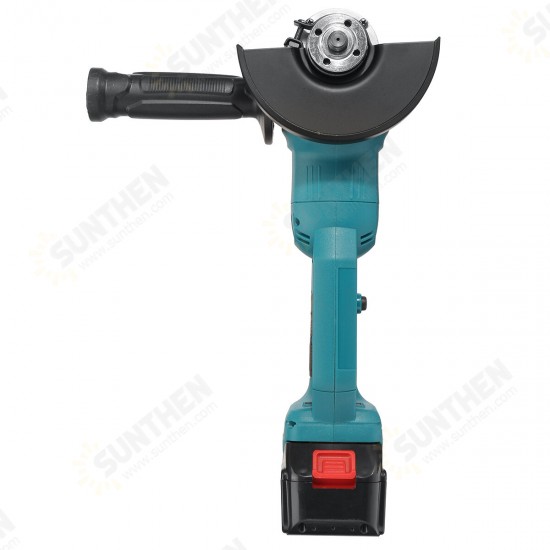 125mm Brushless Rechargable Angle Grinder W/ 1/2 Battery Metal Stone Wood Plastic Cutting Polishing Tool 125mm Brushless Rechargable Angle Grinder W/ 1/2 Battery Metal Stone Wood Plastic Cutting Polishing Tool