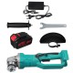 125mm Cordless Electric Angle Grinder 15000MAH 1/2 Lithium Batteries Brushless Grinding Machine For Polishing Cutting EU Plug Fit Makita 125mm Cordless Electric Angle Grinder 15000MAH 1/2 Lithium Batteries Brushless Grinding Machine For Polishing Cutting EU Plug Fit Makita