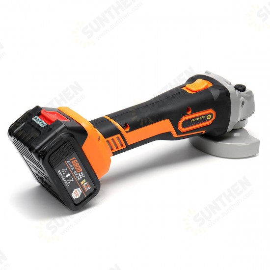 12800H 98TV Brushless Eletric Angle Grinder Kit Cordless Polishing Cutting Power Tool