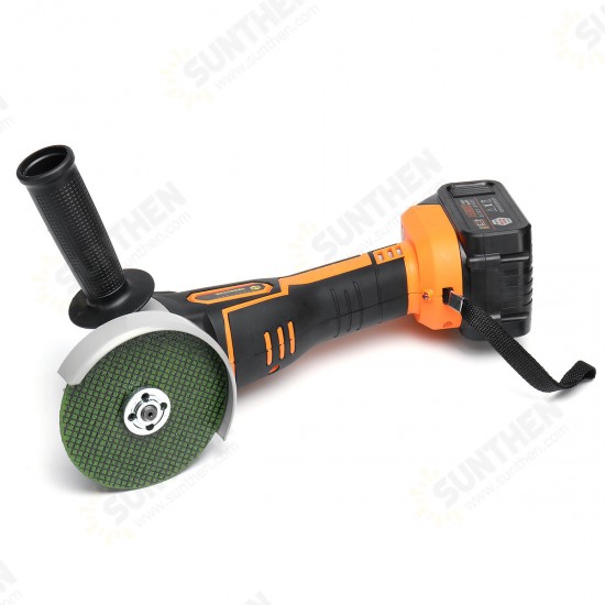 12800H 98TV Brushless Eletric Angle Grinder Kit Cordless Polishing Cutting Power Tool