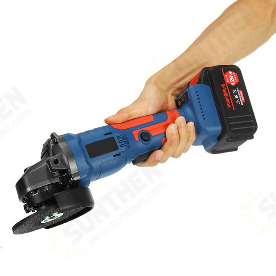 128VF 100mm Cordless Brushless Angle Grinder Cutting Grinding Tool Rechargeable