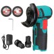 12V 300W Compact Brushless Cordless Angle Grinder Polishing Machine 19500 rpm Diamond Cutting Power Tool W/ 1pc/2pcs Battery