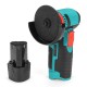 12V Mini Angle Grinder 19500RPM Electric Polisher Metal Wood Grinding Cutting Tool W/ 1/2pcs Battery