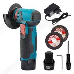 1500rpm 1200mAh 12V Brushless Angle Grinder Electric Polishing Grinding Machine w/ 1/2pcs Batteries 1500rpm 1200mAh 12V Brushless Angle Grinder Electric Polishing Grinding Machine w/ 1/2pcs Batteries