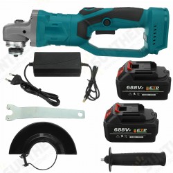 180° Brushless Angle Grinder 15000r/min Cordless 100mm 3 Speed Electric Grinder Grinding Machine Fit Makita 180° Brushless Angle Grinder 15000r/min Cordless 100mm 3 Speed Electric Grinder Grinding Machine Fit Makita