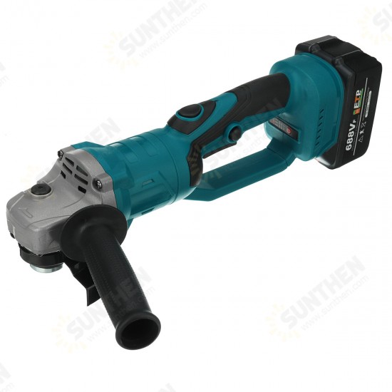 180° Brushless Angle Grinder 15000r/min Cordless 100mm 3 Speed Electric Grinder Grinding Machine Fit Makita