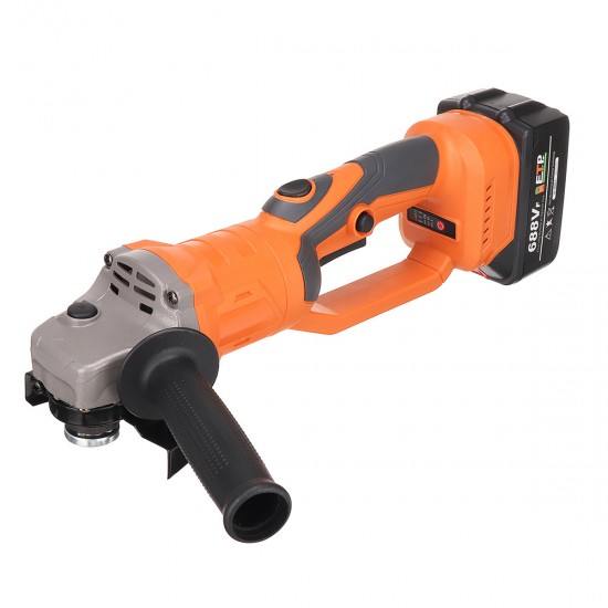 180° Rotary Cordless Brushless Angle Grinder 100mm 1580W Electric Angle Grinding Machine W/ 3 LED Lights Fit Makita Battery 3 Speed Regulated