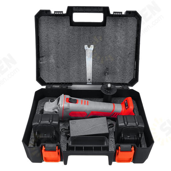 188VF/218VF Brushless Cordless Electric Angle Grinder Power Polishing Cutting Machine W/ 1 or 2 Li-ion Battery