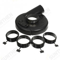 18cm Black Vacuum Dust Shroud Cover for Angle Grinder Hand Grind Convertible 18cm Black Vacuum Dust Shroud Cover for Angle Grinder Hand Grind Convertible