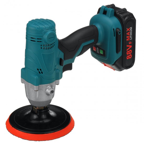 2 In 1 Polisher Drill Cordless Electric Drilling Polishing Machine Car Polisher Power Tool Converter Fit Makita 18V Regulated Speed