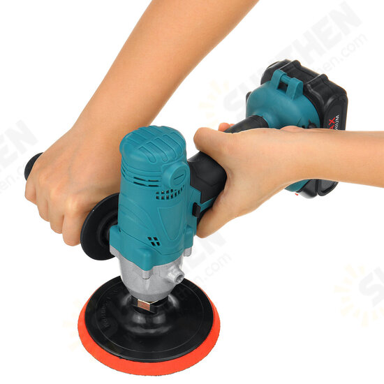 2 In 1 Polisher Drill Cordless Electric Drilling Polishing Machine Car Polisher Power Tool Converter Fit Makita 18V Regulated Speed