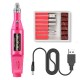 2/14/42/51/56pcs Electric Nail File Art Drill Pen Kit Professional Pedicure Manicure Polisher Tool