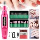 2/14/42/51/56pcs Electric Nail File Art Drill Pen Kit Professional Pedicure Manicure Polisher Tool 2/14/42/51/56pcs Electric Nail File Art Drill Pen Kit Professional Pedicure Manicure Polisher Tool