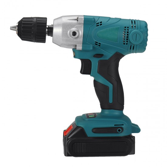 2800r/min Speed Regulated 2In1 Cordless Electric Drill Polisher 1.5Ah Battery Car Repair Polisher Drilling Tool Fit Makita