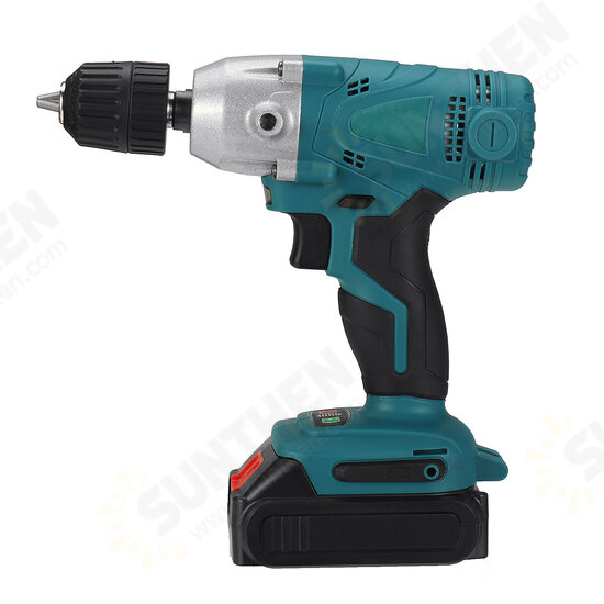 2800r/min Speed Regulated 2In1 Cordless Electric Drill Polisher 1.5Ah Battery Car Repair Polisher Drilling Tool Fit Makita