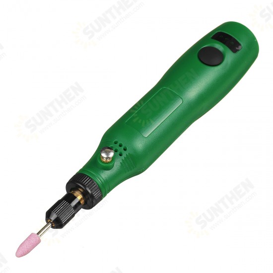 3 Speeds Electric Grinding Pen Grinder USB Charging Mini Drill Small Polishing Grinding Tool