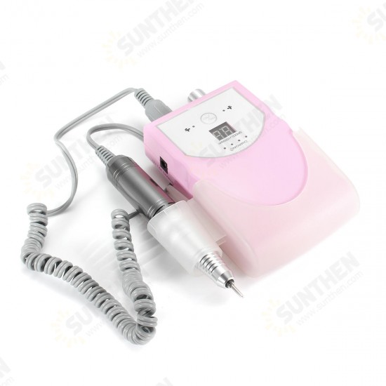 30000RPM Adjustable Speed LCD Rechargeable Electric Rotary Nail File Drill Machine Manicure Tool