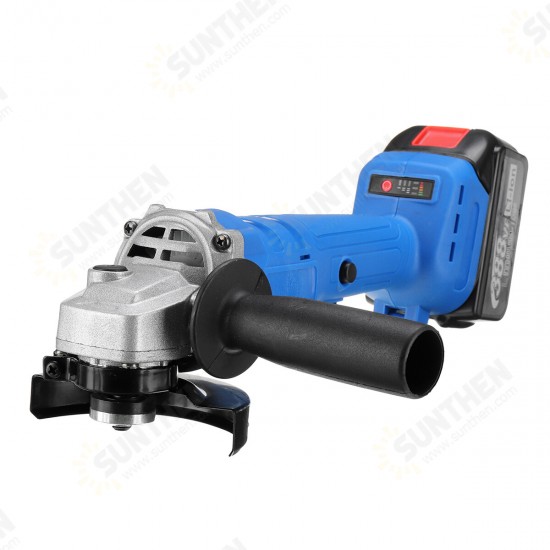 388VF 125MM 1500W Cordless Brushless Angle Grinder Electric Polisher W/ None/1/2 Battery Cutting Sand Disc Tool