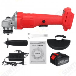 388VF 125MM 1500W Cordless Brushless Angle Grinder Electric Polisher W/ None/1/2 Battery Cutting Sand Disc Tool 388VF 125MM 1500W Cordless Brushless Angle Grinder Electric Polisher W/ None/1/2 Battery Cutting Sand Disc Tool