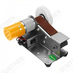 4000-9000RPM Electric Adjustable Speed Mini Belt Sander Polishing Grinding Machine Antiskid Abrasive Belts Grinder 4000-9000RPM Electric Adjustable Speed Mini Belt Sander Polishing Grinding Machine Antiskid Abrasive Belts Grinder