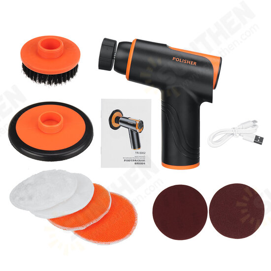 5 in1 100W Cordless Polisher Charging Car Polishing Machine Dusting Machine Automatic Shoe Polishing