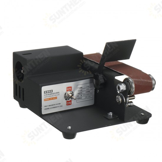 7 Speed Mini Electric Belt Sander Multi-function Mini Belt Machine Grinding Wheel Household Mini Fixed Angle Grinding Machine 7 Speed Mini Electric Belt Sander Multi-function Mini Belt Machine Grinding Wheel Household Mini Fixed Angle Grinding Machine